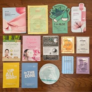Face & Eye Mask Bundle – 14 Pieces Total